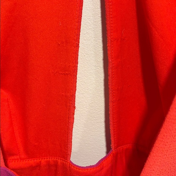 BCBGMaxAzria Vibrant Orange and Purple Maxi Dress - Picture 7 of 14